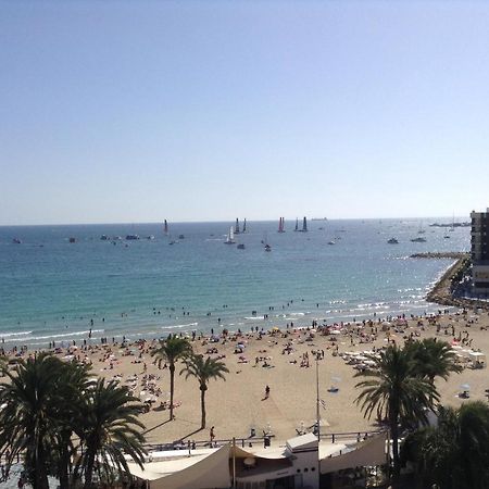 Apartamento Ático Loft en frente al mar terraza vista espectacular Alicante Exterior foto
