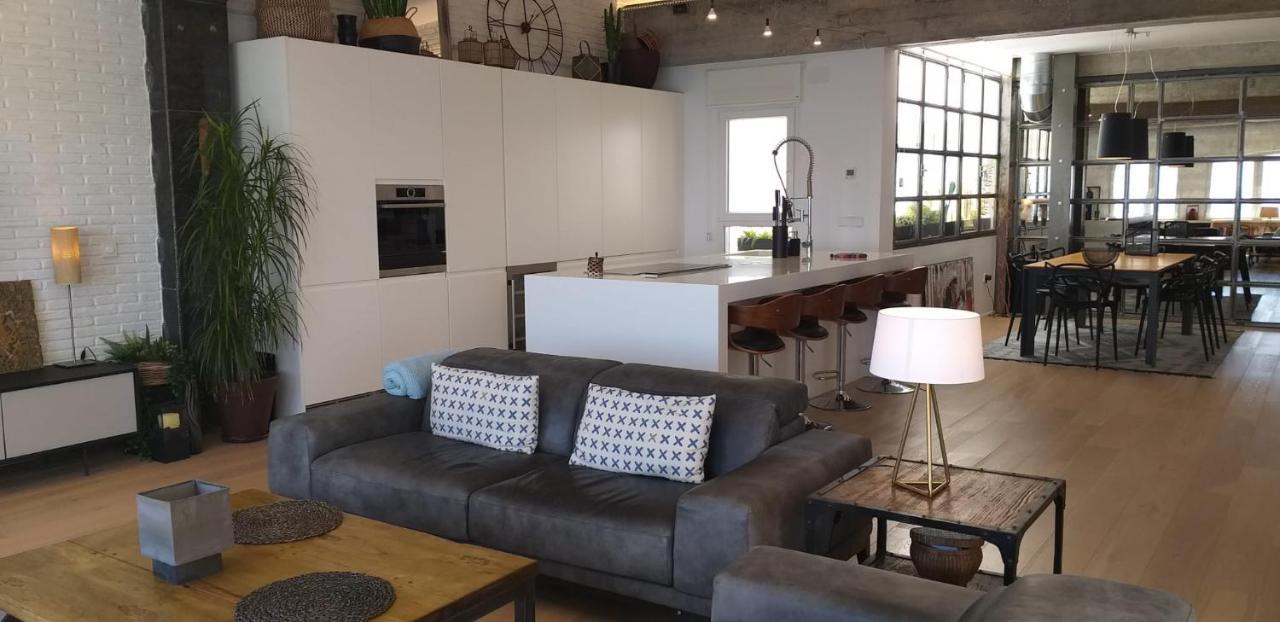 Apartamento Ático Loft en frente al mar terraza vista espectacular Alicante Exterior foto